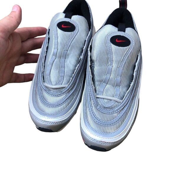 Deadstock Vintage 2002 Nike Air Max 97 Silver Bullet Size 6.5 - Picture 12 of 16
